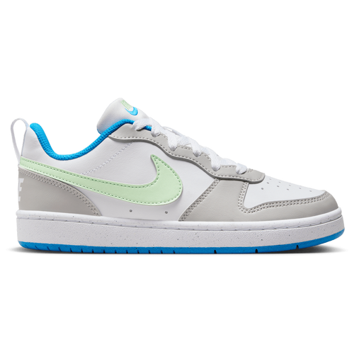

Nike Boys Nike Court Borough Low Recraft - Boys' Grade School Basketball Shoes Vapor Green/Light Iron Ore/White Size 3.5