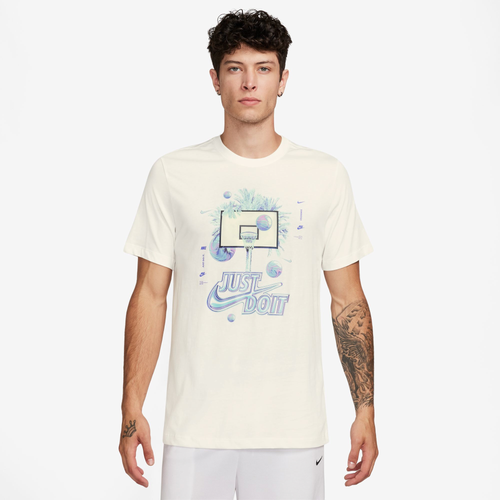 

Nike Mens Nike Photo SU24 T-Shirt - Mens Sail/Blue Size XL