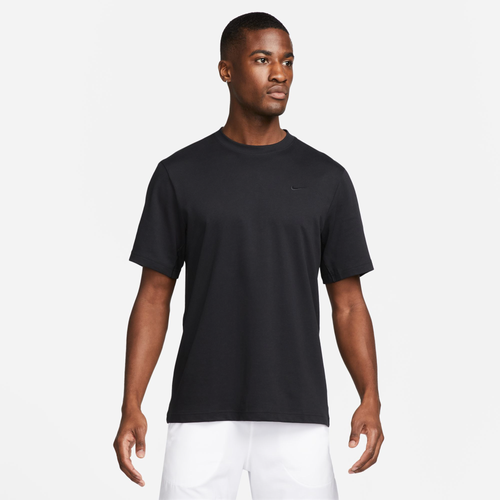

Nike Mens Nike Dri-FIT Primary Statement Short Sleeve T-Shirt - Mens Black/Black Size M