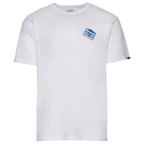 

Vans Mens Vans Record Label T-Shirt - Mens White/Blue Size S