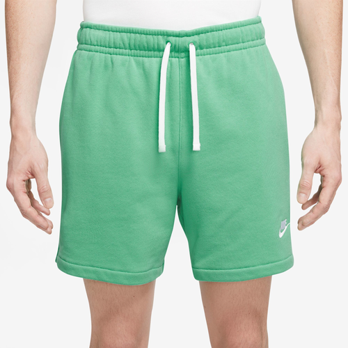 

Nike Mens Nike Club Flow Shorts - Mens White/Green Size L