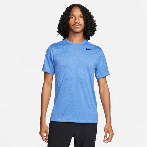 

Nike Mens Nike Dri-FIT RLGD Reset T-Shirt - Mens Pacific Blue/Game Royal/Heather Size S