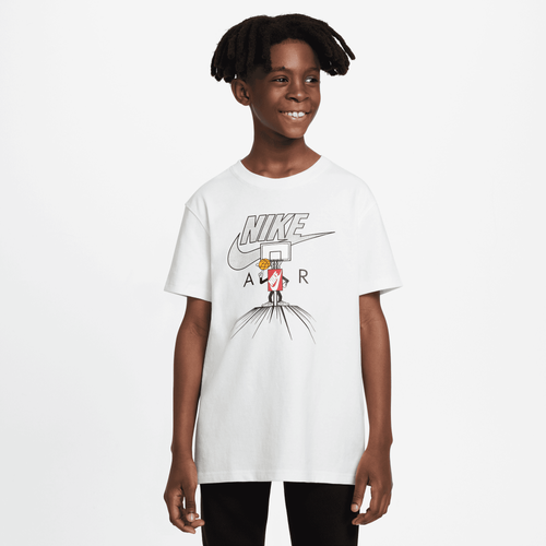 

Nike Boys Nike NSW Multi Boxy T-Shirt - Boys' Grade School White Size L