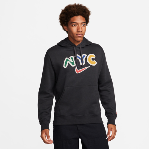

Nike Mens Nike NSW Club Pullover BB Hoodie - Mens Off Noir/Off Noir Size XL