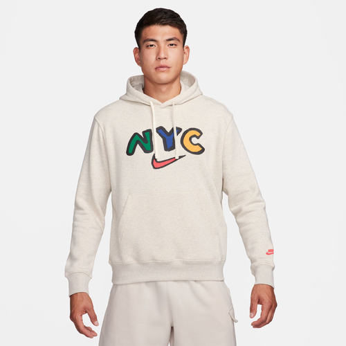 

Nike Mens Nike NSW Club Pullover BB Hoodie - Mens Oatmeal/Oatmeal Size XL