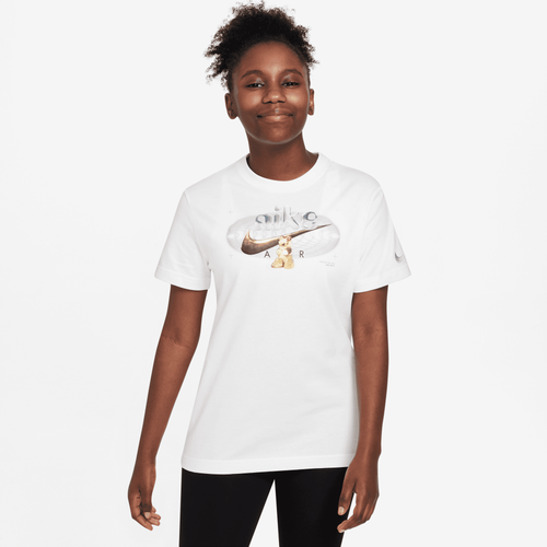 

Girls Nike Nike NSW BF Air Bear T-Shirt - Girls' Grade School White Size L