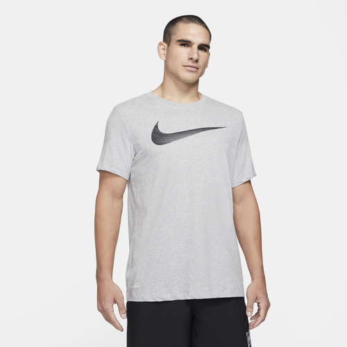 

Nike Mens Nike DFC 2YR Swoosh T-Shirt - Mens Dk Gy Heather Size L