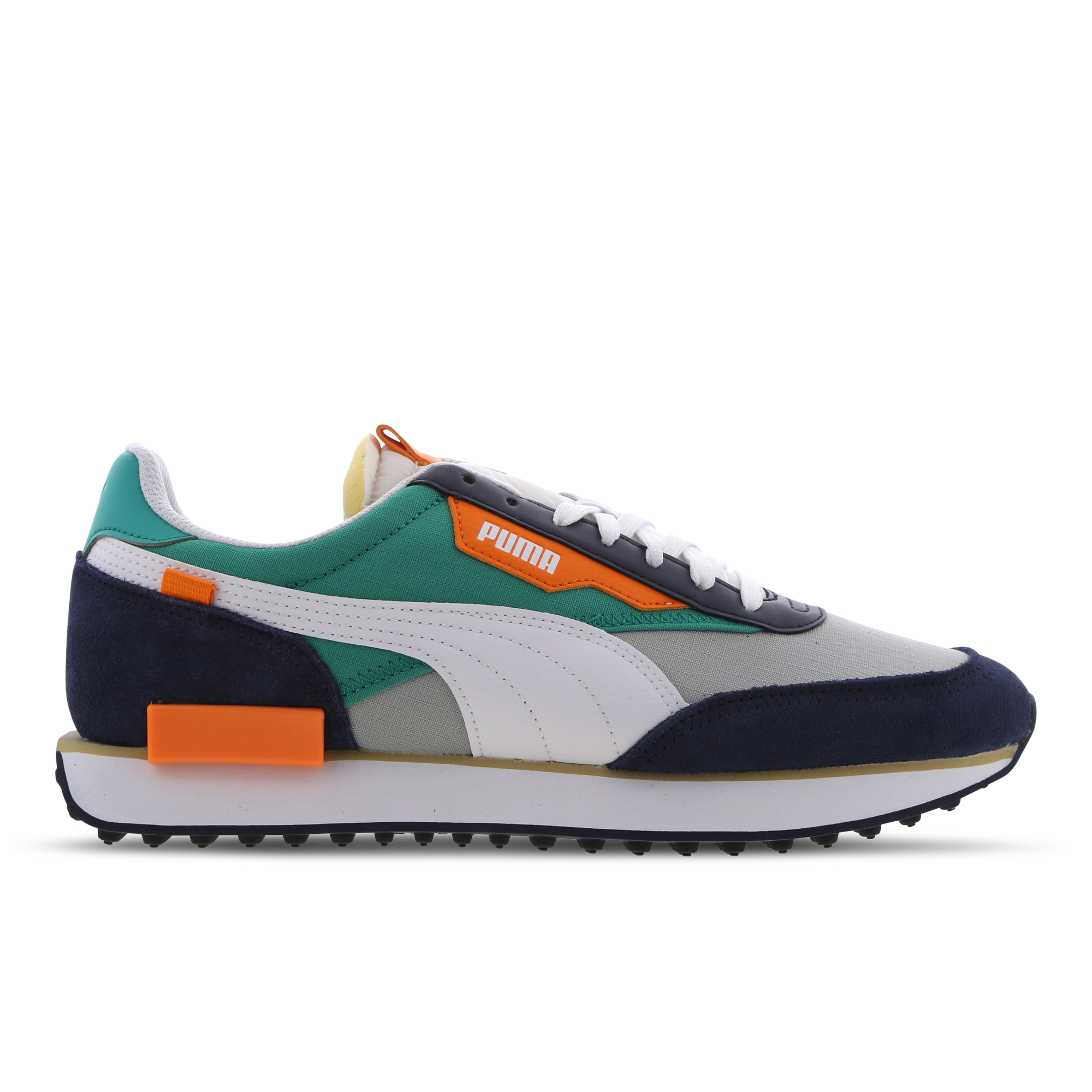 puma future rider black orange grey