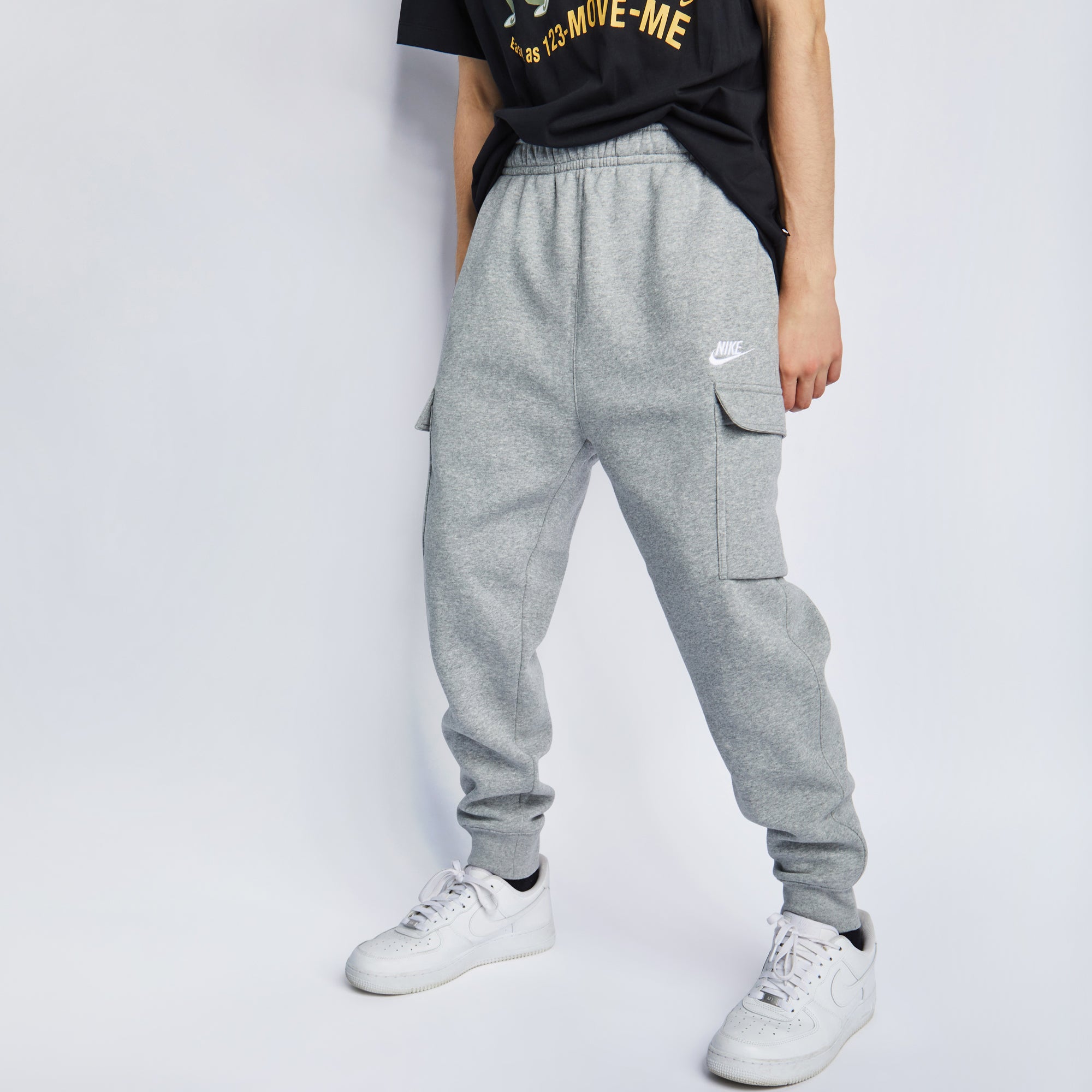 mens nike grey cargo joggers