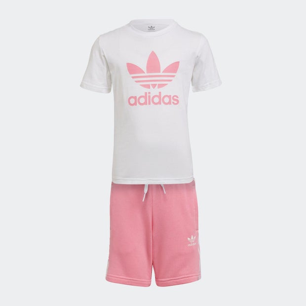 Adidas Adicolor Shorts And Tee Set - Pre School Tracksuits