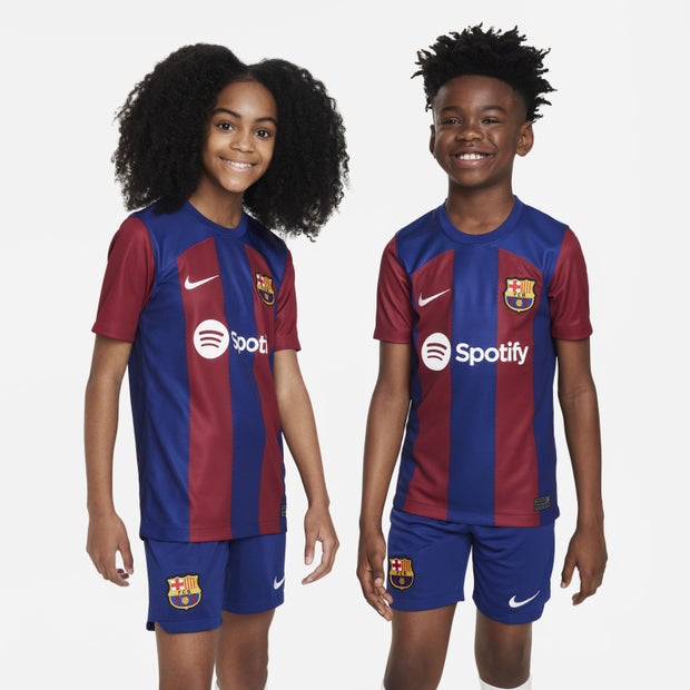 Nike F.c. Barcelona 2023/24 Stadium Home - Grade School Jerseys/replicas