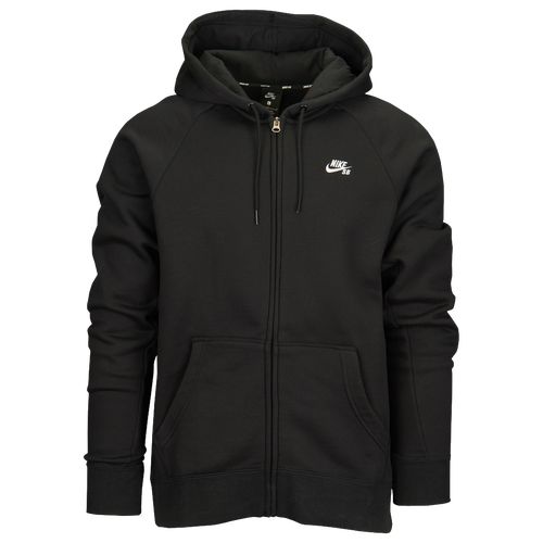 Nike SB Icon Full Zip Hoodie - Men's - Grey / Grey