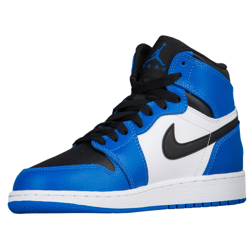 Jordan AJ 1 High - Boys' Grade School - Blue / Black