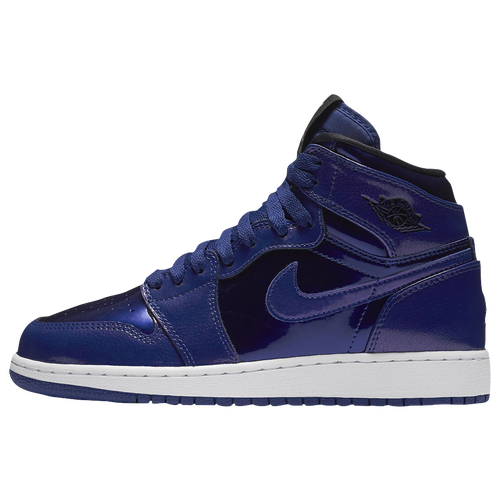 Jordan AJ 1 High - Boys' Grade School - Navy / Black