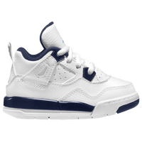 Jordan Retro 4 - Boys' Toddler - White / Blue