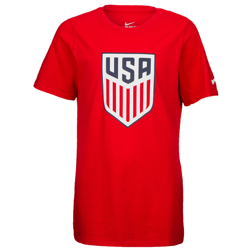 Nike Crest T-Shirt - Boys' Grade School - USA - Red / White