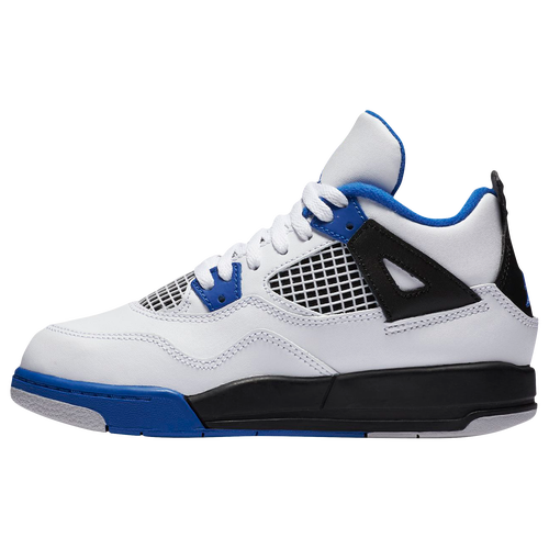 Jordan Retro 4 - Boys' Preschool - White / Blue