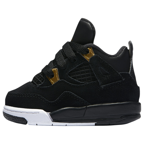 Jordan Retro 4 - Boys' Toddler - Black / Gold