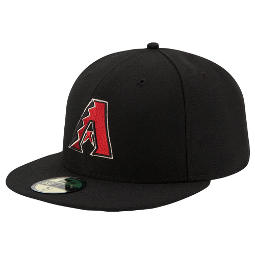 New Era MLB 59Fifty Authentic Cap - Men's - Arizona Diamondbacks - Black / Red