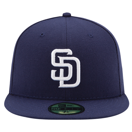 New Era MLB 59Fifty Authentic Cap - Men's - San Diego Padres - Navy / White