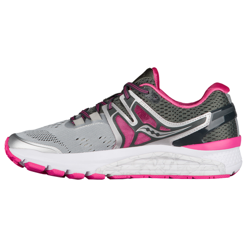 Saucony Hurricane ISO 3 - Women's - Grey / Pink