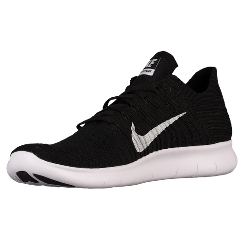 Nike Free RN Flyknit - Men's - Black / White