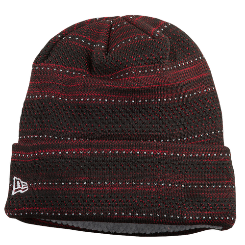 New Era NBA Dart Cuff Tech Knit - Men's - Chicago Bulls - Black / Red