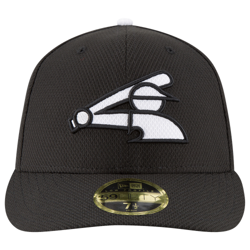 New Era MLB 59Fifty Diamond Era Low Profile Cap - Men's - Chicago White Sox - Black / White