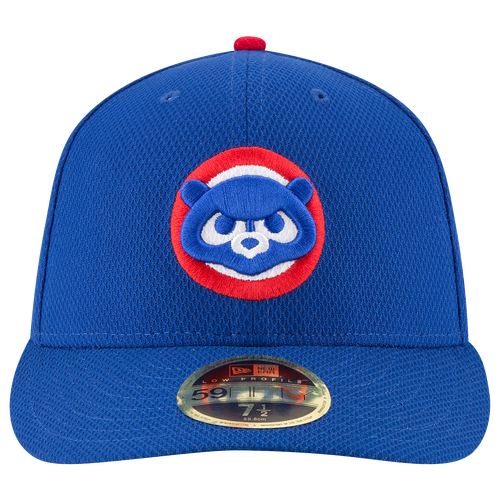 New Era MLB 59Fifty Diamond Era Low Profile Cap - Men's - Chicago Cubs - Blue / Red