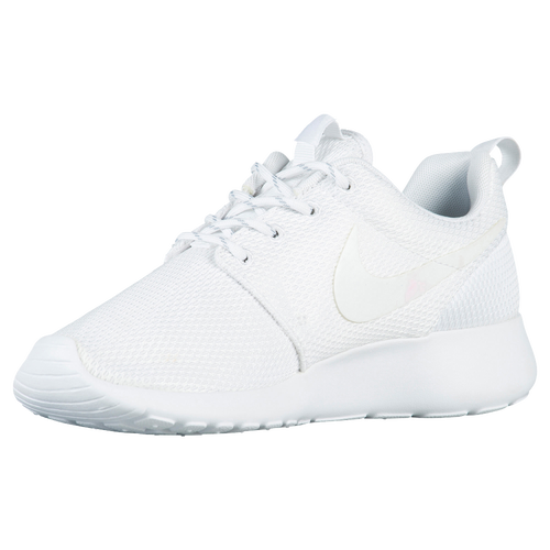white nike roshe womens with black swoosh