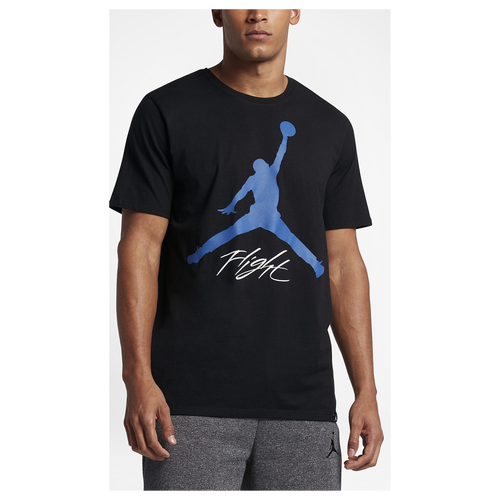 Jordan Retro 4 Motorsports T-Shirt - Men's - Black / Blue