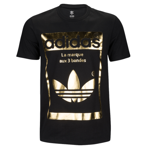 adidas Originals Graphic T-Shirt - Men's - Black / Gold
