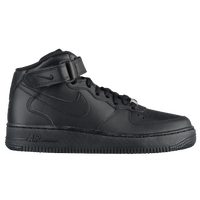 Nike Air Force 1 Mid - Boys' Grade School - All Black / Black
