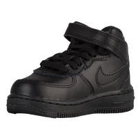 Nike Air Force 1 Mid - Boys' Toddler - All Black / Black