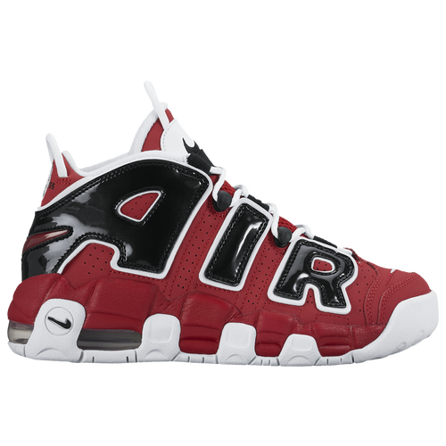 Nike Air More Uptempo - Boys' Grade School - Red / White