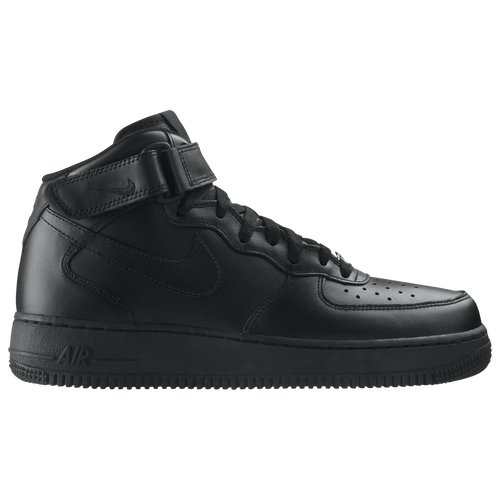 Nike Air Force 1 Mid - Men's - All Black / Black