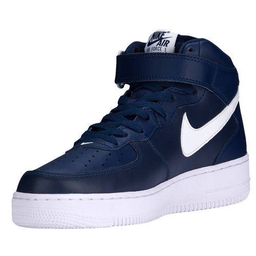 Nike Air Force 1 Mid - Men's - Navy / White