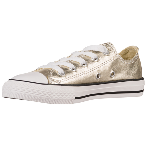 Converse All Star Ox - Girls' Grade School - Gold / White