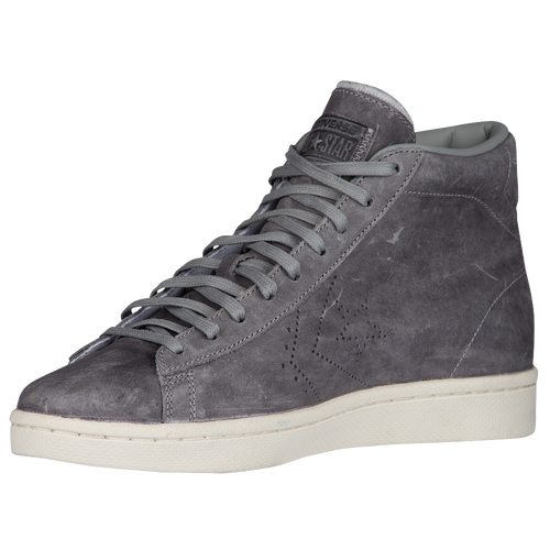 Converse Pro Leather 76 Mid - Men's - Grey / Off-White