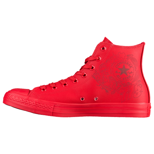 Converse All Star Leather Hi - Men's - Red / Black
