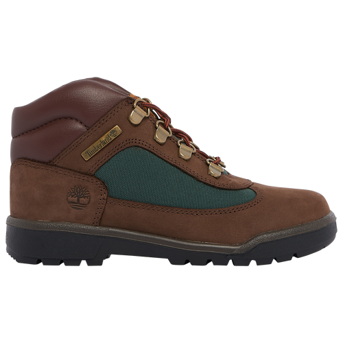 Timberland Field Boots - Boys' Preschool - Brown / Dark Green