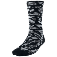 Jordan Ele Camo Socks - Adult - Black / Grey