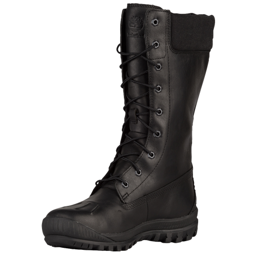 Timberland Woodhaven Tall Waterproof Boots - Women's - All Black / Black