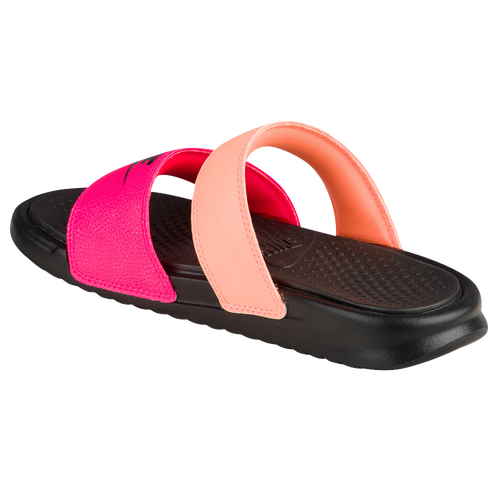 women's nike duo benassi slides