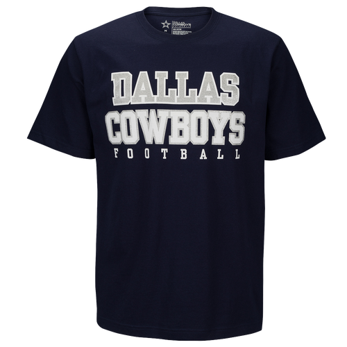 DCM NFL Practice Cotton T-Shirt - Men's - Dallas Cowboys - Navy / Grey