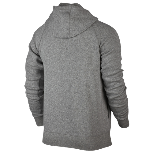 Jordan Flight Fleece Full Zip Hoodie - Men's - Grey / Grey