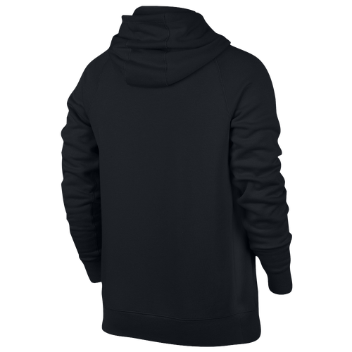 Jordan Flight Fleece Pull Over Hoodie - Men's - All Black / Black