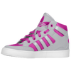 adidas Originals Hard Court Hi - Girls' Grade School - Grey / Pink