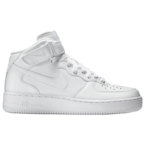 Nike Air Force 1 Mid - Men's - All White / White