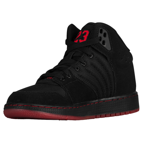 Jordan 4s In Red Grade School Boys